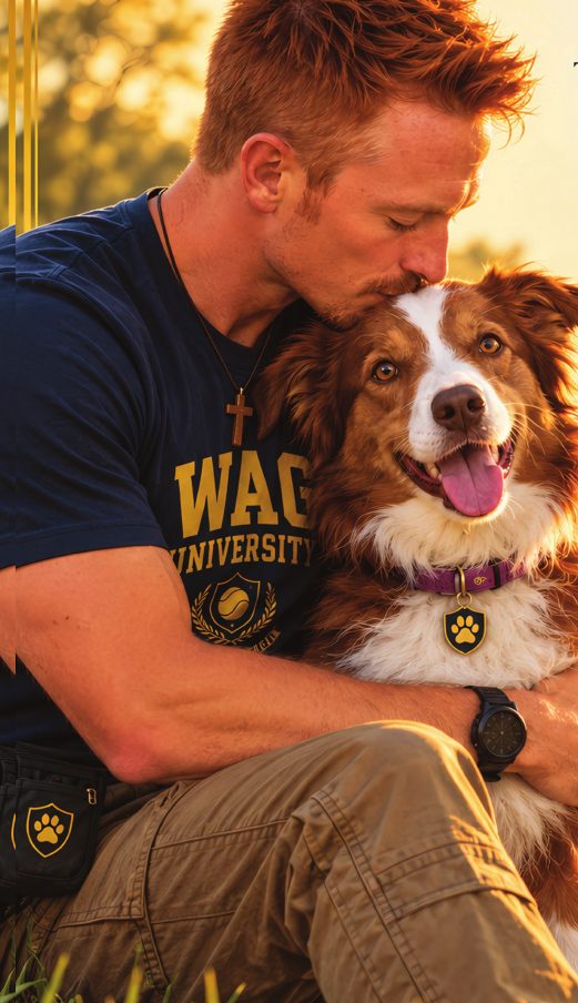 Chris Pryer with Sadie