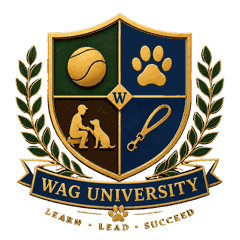 WAG University crest